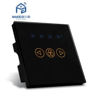 Wifi Smart Dimmer Fan, UKCA, RGB, Wall, 4-Level