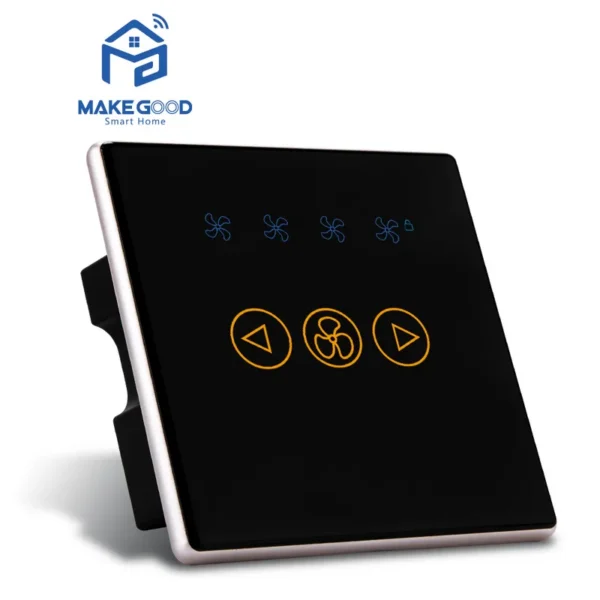 Wifi Smart Dimmer Fan, UKCA, RGB, Wall, 4-Level - view 4