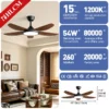Wind Ceiling Fan, LED, 6-Speed - view 2