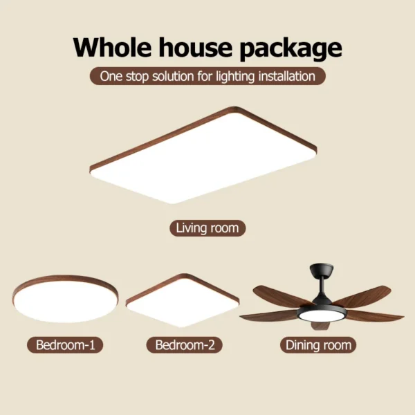 Wind Ceiling Fan, LED, 6-Speed - view 6