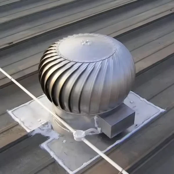 Wind Powered Exhaust Fan, 900mm, Stainless Steel - view 5