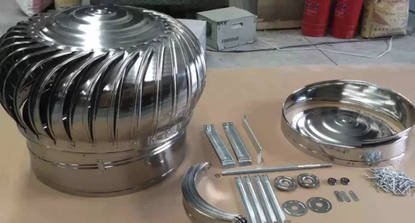 Wind Powered Roof Ventilator, 301, Stainless, Steel, 500mm - view 2