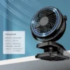 Wind Speeds Fan, 2-in-1, Portable, USB, 720°