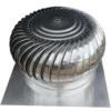 Wind Turbine Air Extractor, Stainless, Steel, Roof