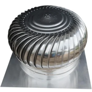 Wind Turbine Air Extractor, Stainless, Steel, Roof