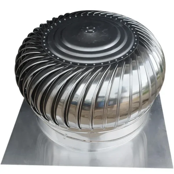 Wind Turbine Air Extractor, Stainless, Steel, Roof