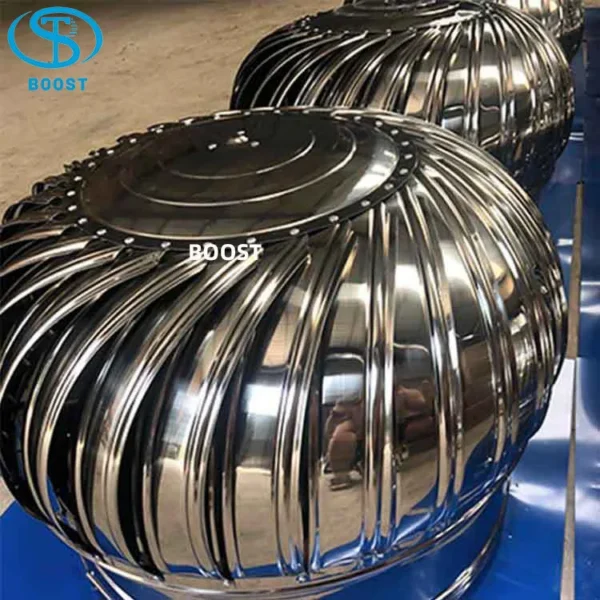 Wind Turbo Exhaust Fan, Stainless, Steel, Roof - view 2