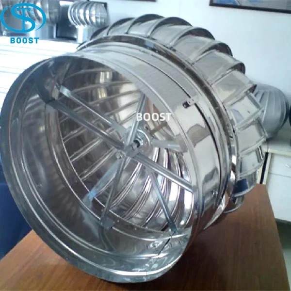 Wind Turbo Exhaust Fan, Stainless, Steel, Roof - view 4