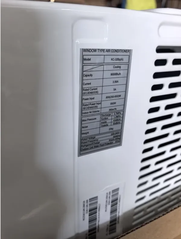 Window Air Conditioner, 12000BTU, 9000btu - view 2