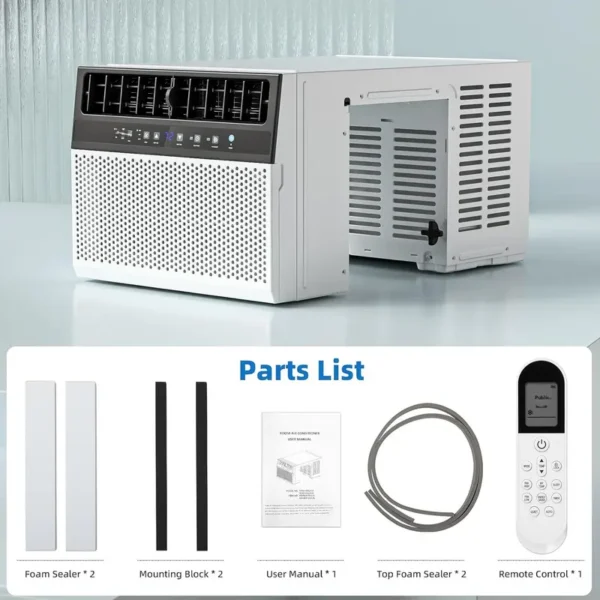 Window Air Conditioner, WIFI, 6000BTU, 8000BTU, 10000BTU - view 6
