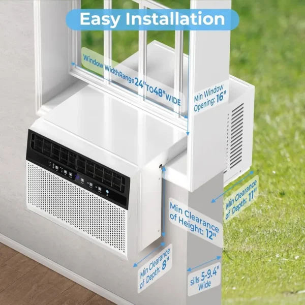 Window Air Conditioners, 000, BTU, 120V, 550 - view 5