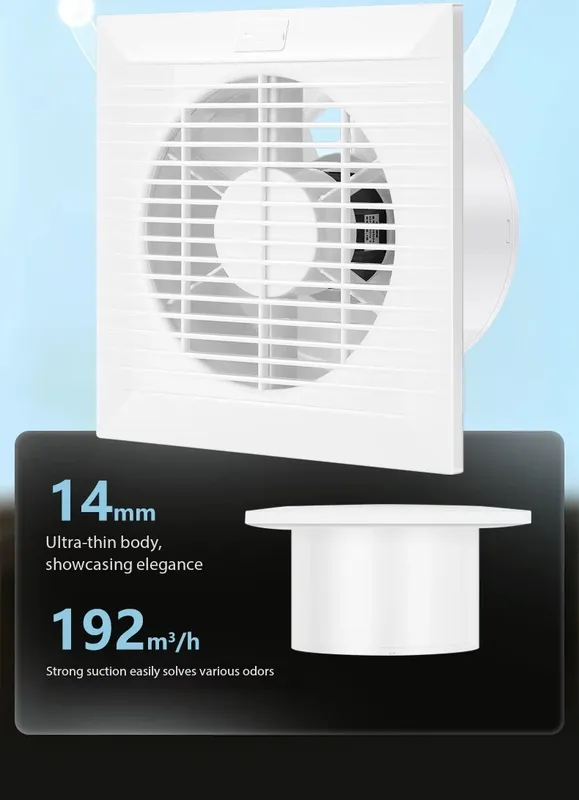Window Exhaust Fan, Axial, 220-240V, Electric - view 2