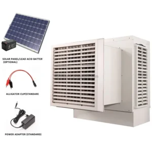Window Mounted Air Cooler, solar, 12V