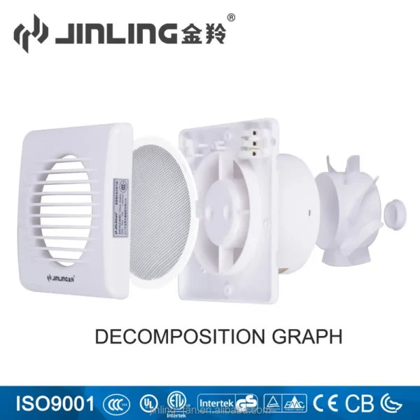 Window Mounted Air Extractor, 220, Electric - view 2