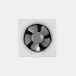 Window Mounted Exhaust Fan, 12-Inch, Plastic, Wall