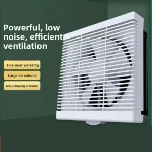 Window Ventilation Exhaust Fan, Plastic, Wall, Roof