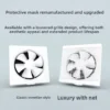 Window Ventilation Exhaust Fan, Plastic, Wall, Roof - view 3