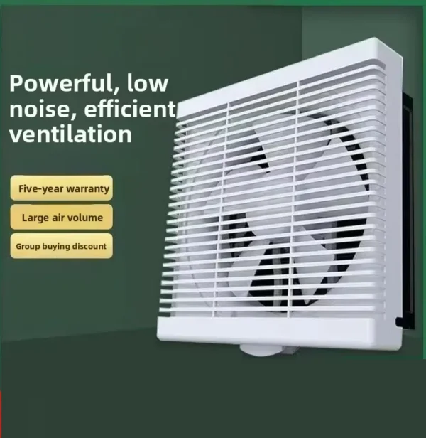 Window Ventilation Exhaust Fan, Plastic, Wall, Roof - view 6