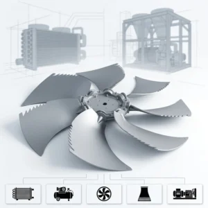 Wings Axial Fan, Aluminum, 900mm, 68640m/h