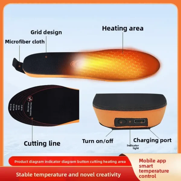 Winter Outdoor Foot Warmer, 1000ml., Mesh fabric - view 2