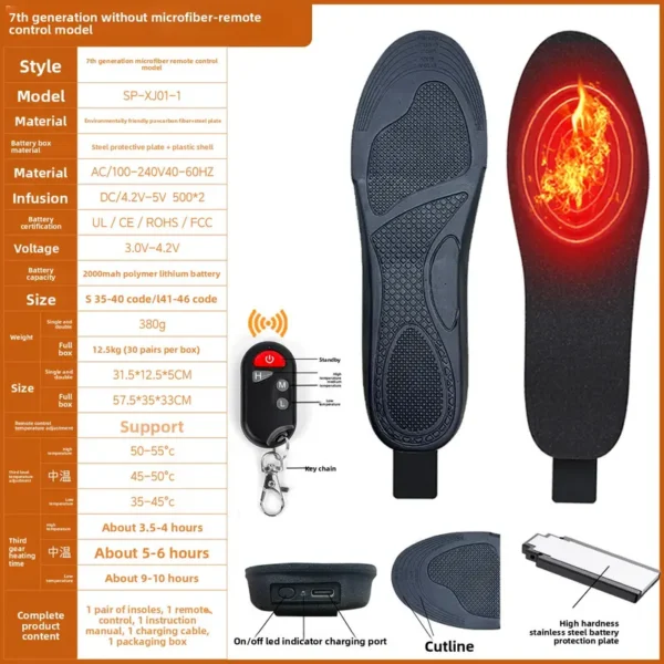 Winter Outdoor Foot Warmer, 1000ml., Mesh fabric - view 6
