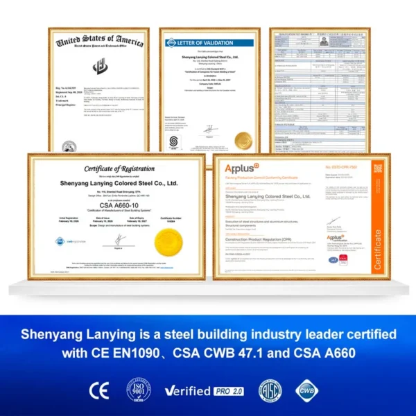 With Durable Sandwich Panel, Steel, Q235B Q355B - view 5