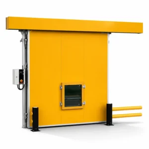 With Pressure Balance Valve, Steel, Cold Storage Door