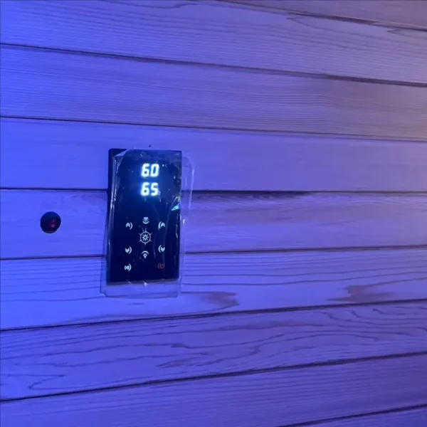Wood Burning Sauna Stove, Portable, Plug Powered, Red Cedar - view 6