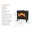 Wood Burning Stove, EN16510, Steel, R1401A, 13.1KW - view 3