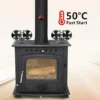 Wood Fireplace, Vehicle Power Supply, Aluminum - view 4
