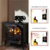 Wood Fireplace, Vehicle Power Supply, Aluminum - view 5