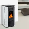 Wood Pellet Stove, 23Kw, Cast Aluminum, Eco-friendly Stoves - view 4