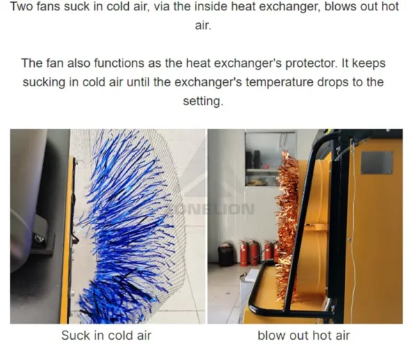 Workshop Waste Oil Heater, 800, 000Btu, Portable, KVH8000 - view 2