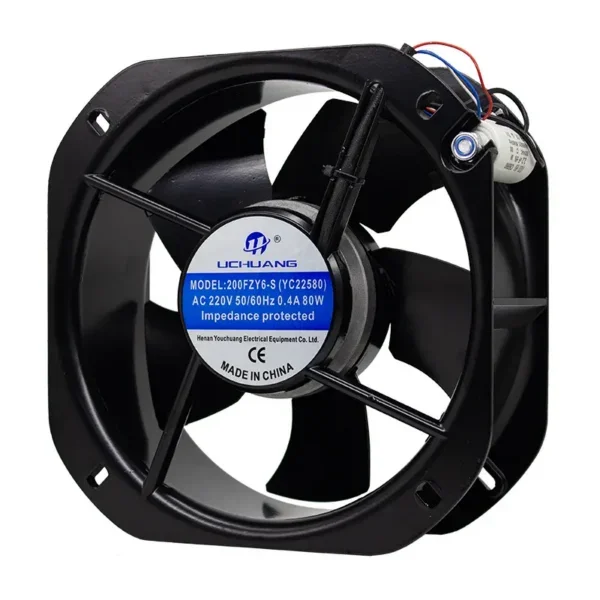 Yc22580 Metal Impeller, Axial, 225X225X80mm, 230/380V
