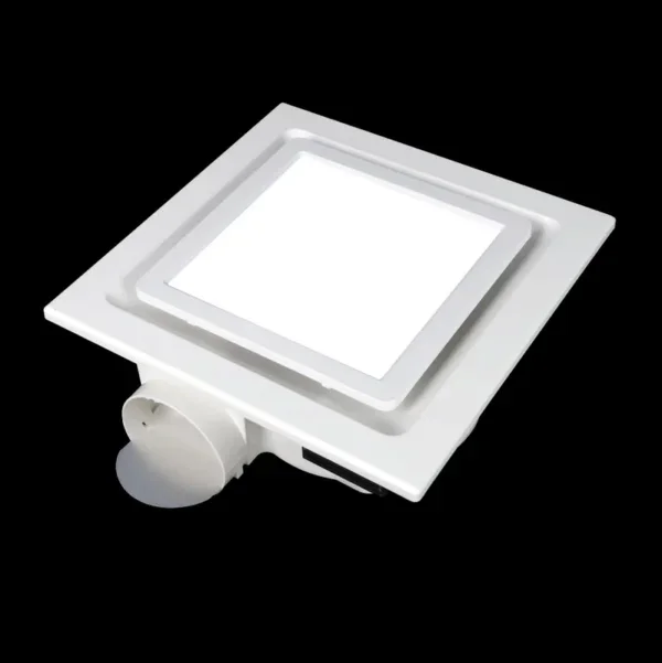 Zeher Electric Exhaust Fan, Ceiling, Plastic, LED, 280m3/h