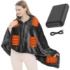 Zip Heated Throw Blanket, 12V, USB, Portable, Cordless