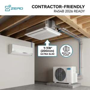 Zone Heat Pump, R454B, AHRI, ETL
