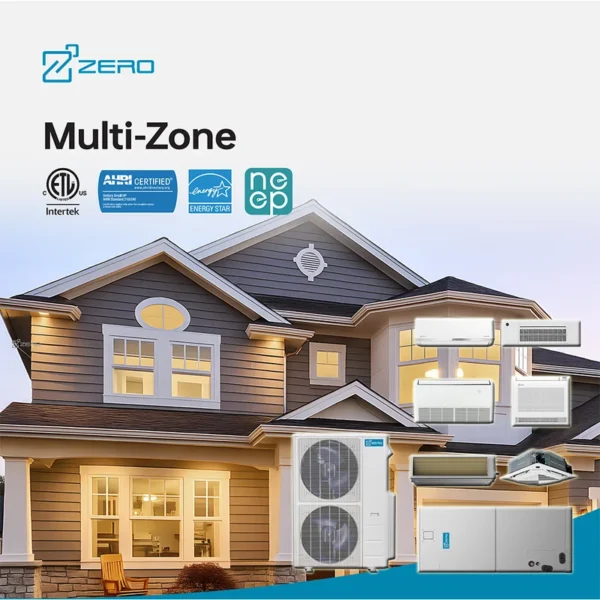 Zone Heat Pump, R454B, AHRI, ETL - view 2