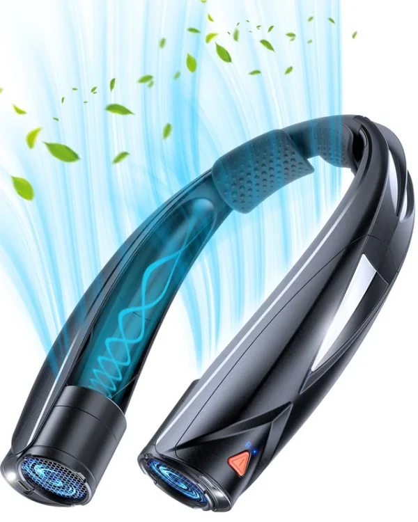 Aaoyun Neck Fan, Portable, Battery, Plastic