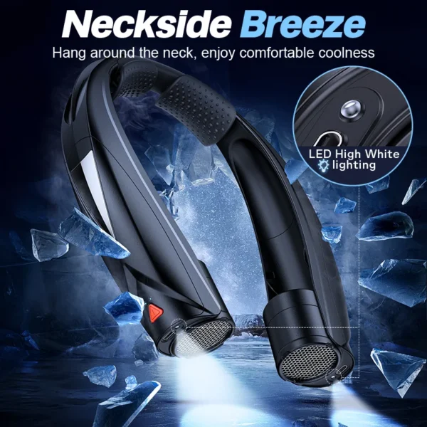 Aaoyun Neck Fan, Portable, Battery, Plastic - view 3