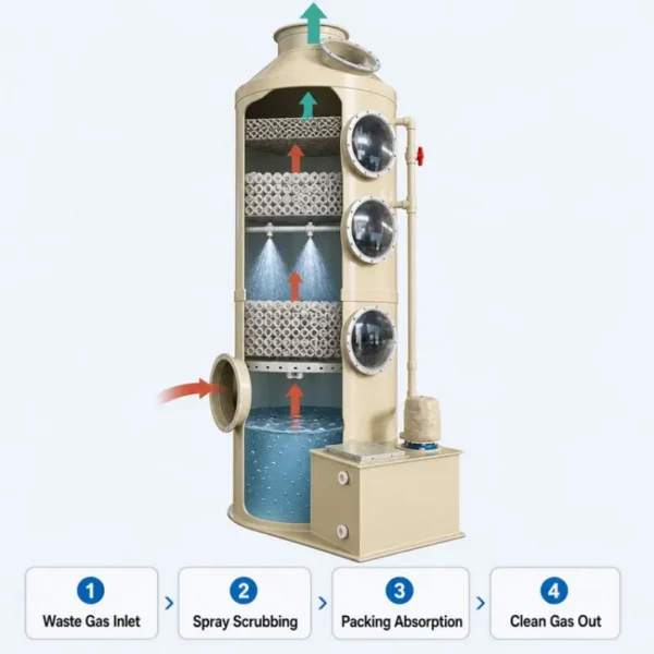 Absorber Scrubber Spray Tower - view 6