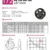 Adjustable Blade Axial Fan, AM17251HB2, 200-240V, Aluminum - view 6