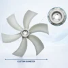 Adjustable Multi-wing Axial Fan, S14-PAG, nylon