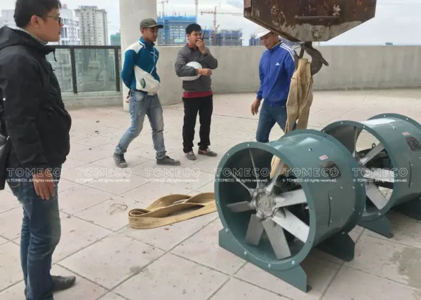 Adjustable Pitch Axial Fan, DUCT, MOUNTED - view 3