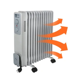 Adjustable Thermostat Oil Radiator, Portable, 230v 50, 1000W