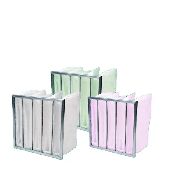 Ahu Air Conditioning Unit, synthetic fiber, Pocket filter