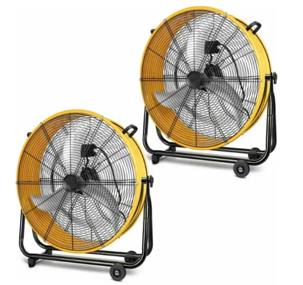 Air Circulation Drum Fan, 250 W, Metal - view 2