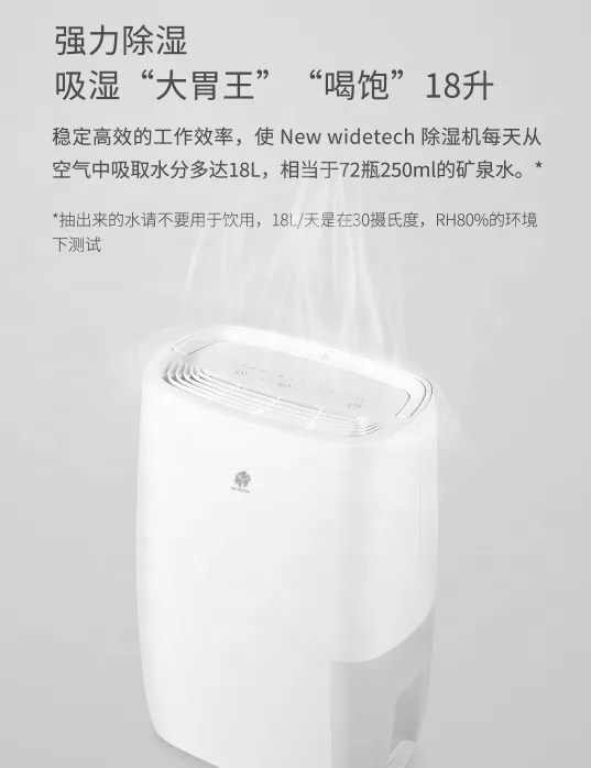 Air Closet Room Dehumidifier, 18L, Portable - view 3