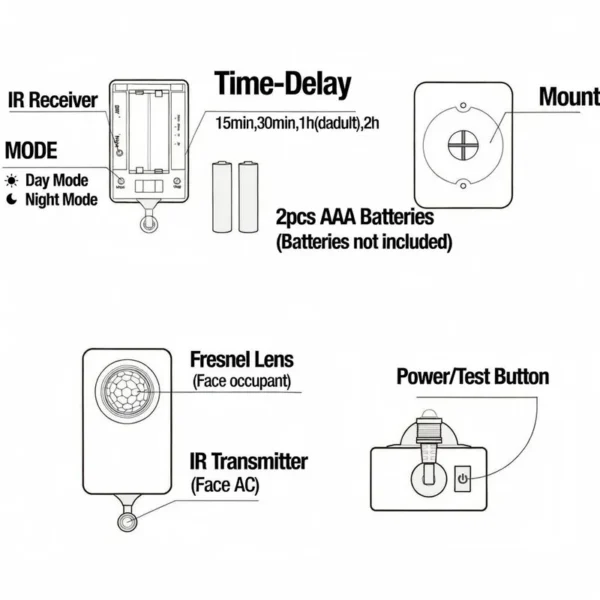 Air Conditioner, 2.5V-3.5VDC, battery powered - view 2