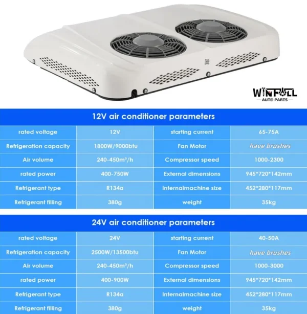 Air Conditioner, 24V, 2500W - view 6